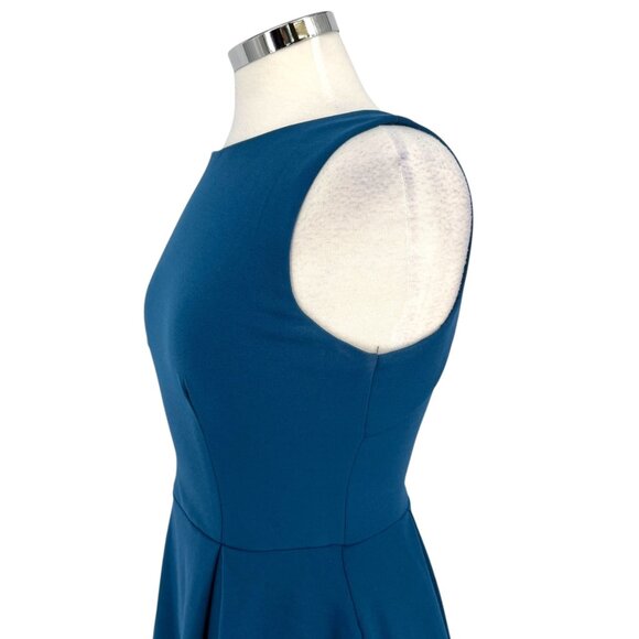 B. Darlin Fit and Flare Sleeveless Mini Dress Teal Blue Size 6 - Picture 5 of 12
